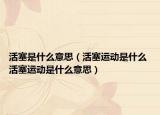 活塞是什么意思（活塞运动是什么 活塞运动是什么意思）