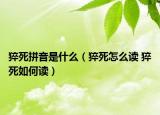 猝死拼音是什么（猝死怎么读 猝死如何读）