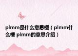 plmm是什么意思梗（plmm什么梗 plmm的意思介绍）