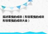 描述羞愧的成语（形容羞愧的成语 形容羞愧的成语大全）