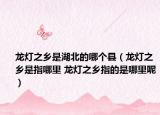 龙灯之乡是湖北的哪个县（龙灯之乡是指哪里 龙灯之乡指的是哪里呢）