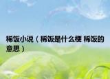 稀饭小说（稀饭是什么梗 稀饭的意思）