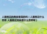 人面桃花的典故是真的吗（人面桃花什么意思 人面桃花到底是什么意思呢）
