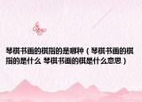 琴棋书画的棋指的是哪种（琴棋书画的棋指的是什么 琴棋书画的棋是什么意思）