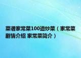 菜谱家常菜100道炒菜（家常菜剧情介绍 家常菜简介）