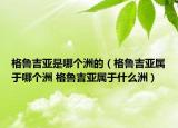 格鲁吉亚是哪个洲的（格鲁吉亚属于哪个洲 格鲁吉亚属于什么洲）