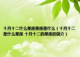 十月十二什么星座星座是什么（十月十二是什么星座 十月十二的星座的简介）