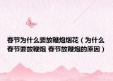 春节为什么要放鞭炮烟花（为什么春节要放鞭炮 春节放鞭炮的原因）
