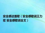 安全感这首歌（安全感歌词王力宏 安全感歌词全文）