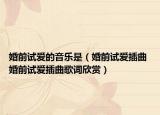 婚前试爱的音乐是（婚前试爱插曲 婚前试爱插曲歌词欣赏）