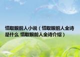 惜取眼前人小说（惜取眼前人全诗是什么 惜取眼前人全诗介绍）