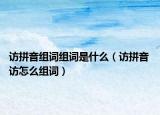 访拼音组词组词是什么（访拼音 访怎么组词）
