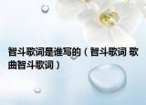 智斗歌词是谁写的（智斗歌词 歌曲智斗歌词）