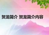 贺龙简介 贺龙简介内容
