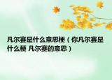 凡尔赛是什么意思梗（你凡尔赛是什么梗 凡尔赛的意思）