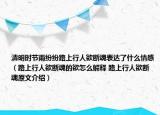 清明时节雨纷纷路上行人欲断魂表达了什么情感（路上行人欲断魂的欲怎么解释 路上行人欲断魂原文介绍）