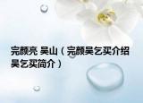 完颜亮 吴山（完颜吴乞买介绍 吴乞买简介）