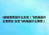 t是啥意思是什么女生（飞机场是什么意思女 女生飞机场是什么意思）