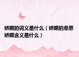 娇媚的词义是什么（娇媚的意思 娇媚含义是什么）