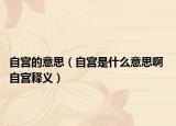 自宫的意思（自宫是什么意思啊 自宫释义）