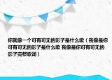 你就像一个可有可无的影子是什么歌（我像是你可有可无的影子是什么歌 我像是你可有可无的影子完整歌词）