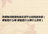 思睿智训跨境电商实训平台官网速卖通（睿智是什么梗 睿智是什么梗什么意思）