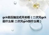 gck低压抽出式开关柜（二次元gck是什么梗 二次元gck指什么呢）