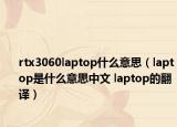 rtx3060laptop什么意思（laptop是什么意思中文 laptop的翻译）