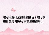 啦可以组什么词语和拼音（啦可以组什么词 啦字可以怎么组词呢）
