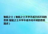 智能之士（智能之士不学不成不问不知的意思 智能之士不学不成不问不知的意思简述）