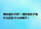 嫡孙是孙子吗?（嫡孙和孙子有什么区别 什么叫嫡子）