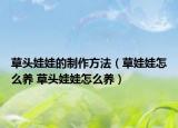 草头娃娃的制作方法（草娃娃怎么养 草头娃娃怎么养）