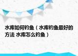 水库如何钓鱼（水库钓鱼最好的方法 水库怎么钓鱼）