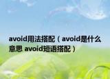 avoid用法搭配（avoid是什么意思 avoid短语搭配）