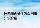 冰箱侧面烫手怎么回事知识介绍