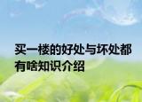 买一楼的好处与坏处都有啥知识介绍