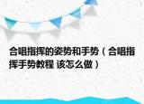 合唱指挥的姿势和手势（合唱指挥手势教程 该怎么做）