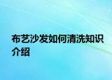 布艺沙发如何清洗知识介绍