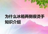 为什么冰箱两侧很烫手知识介绍
