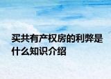 买共有产权房的利弊是什么知识介绍