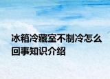 冰箱冷藏室不制冷怎么回事知识介绍