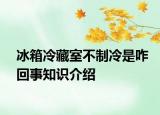 冰箱冷藏室不制冷是咋回事知识介绍