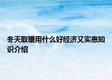 冬天取暖用什么好经济又实惠知识介绍