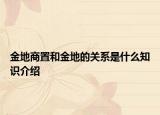 金地商置和金地的关系是什么知识介绍