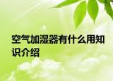 空气加湿器有什么用知识介绍