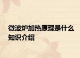 微波炉加热原理是什么知识介绍