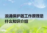 浪涌保护器工作原理是什么知识介绍