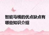 智能马桶的优点缺点有哪些知识介绍